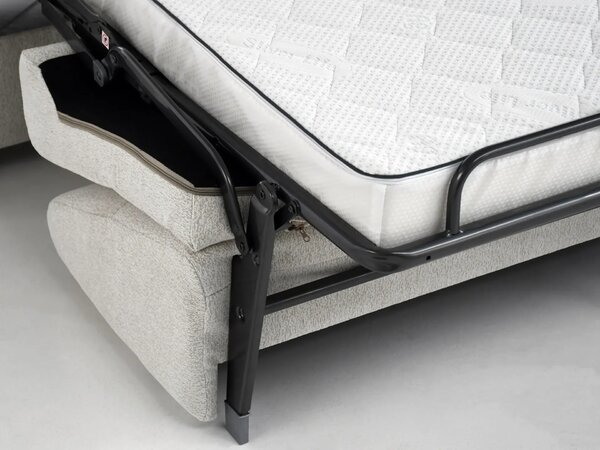 Sofa Peroni z Funkcją Spania i Materacem Włoski System Rozkładania 210 x 140 x 195 cm