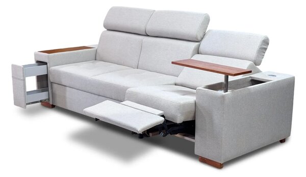 Sofa Luksor VI Funkcja Relax Elektryczna Funkcja Spania Barek