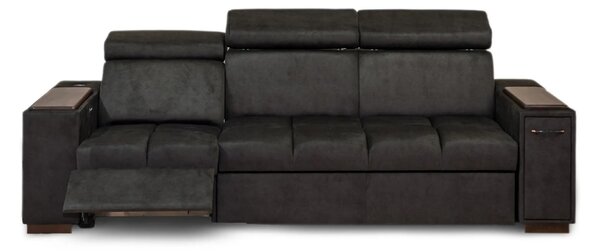 Sofa Cleo I Relax z Barkiem, USB, Półkami i Funkcją Spania