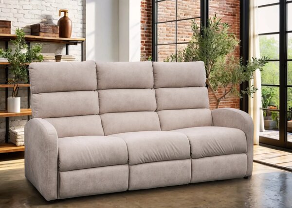 Zestaw MELVO Sofa + 2x Fotel z funkcją Manualną