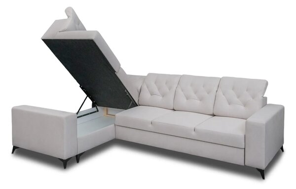 Narożnik Olimp 300x200 cm funkcja spania, pojemnik, Regulowane Zagłówki
