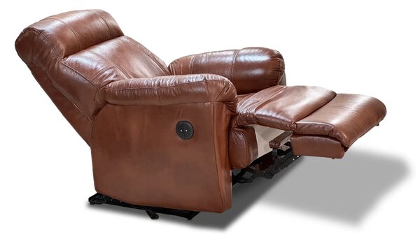Skórzany Fotel MONACO Relax elektryczny 100% skóra naturalna
