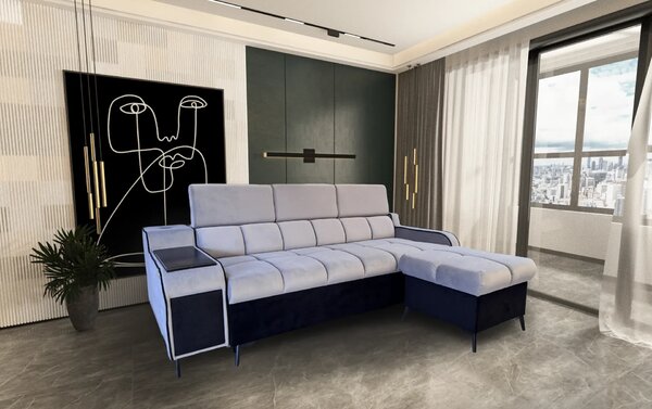 Sofa Preston III funkcja spania Puma + Pufa