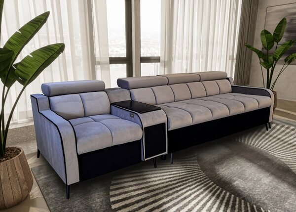 Sofa Preston II funkcja spania Puma + funkcja Relax szerokość 320 cm