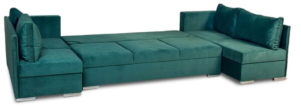 Narożnik Podkowa U, narożnik z funkcją spania 180/345/160 cm Matrix IV tkanina premium