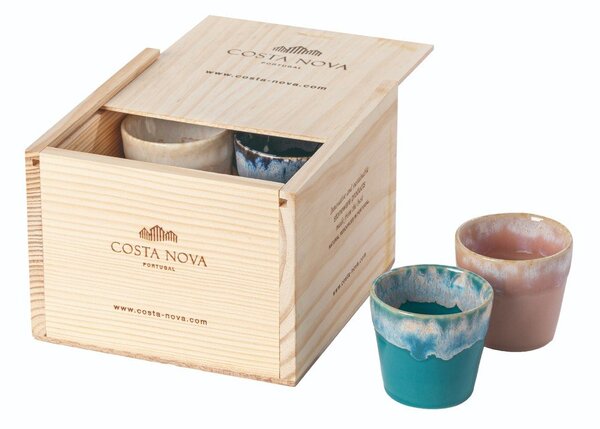Kamionkowe filiżanki zestaw 8 szt. na espresso 90 ml Grespresso – Costa Nova