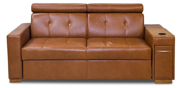Sofa Tulum III 180 cm, podłokietnik funkcyjny, 100% skóra naturalna