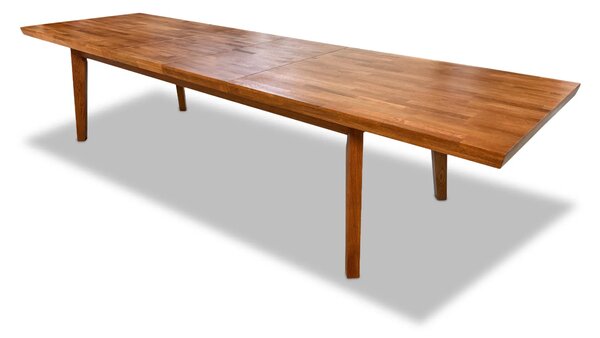 Stół rozkładany, stół dębowy 250/100 + 3×50 cm LUIS w stylu LOFT