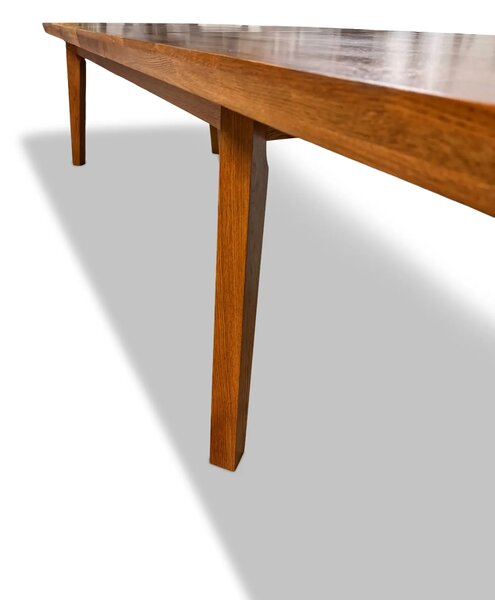 Stół rozkładany, stół dębowy 250/100 + 3×50 cm LUIS w stylu LOFT