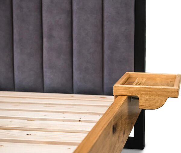 Łóżko Karmel IV styl loft 140/200 cm