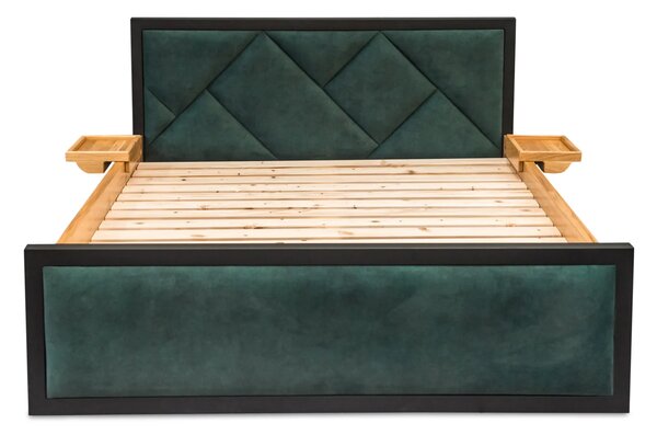 Łóżko Karmel III styl loft 140/200 cm