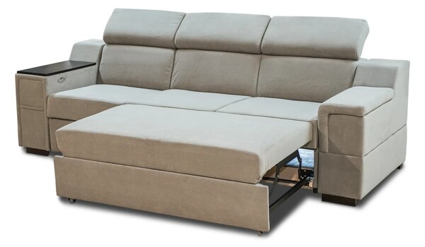Sofa Magnum I 3-osobowa, funkcja spania + relax, barek, półka