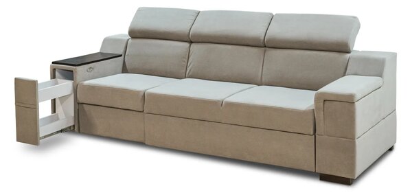 Sofa Magnum I 3-osobowa, funkcja spania + relax, barek, półka