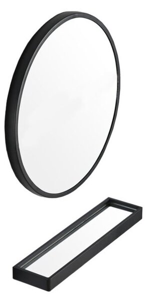Lustro z pÃ³ÅkÄ MUFART 15099 Årednica 80 cm Czarny