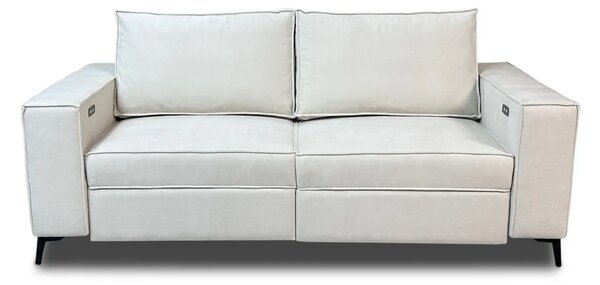 Kanapa Charlotte 2 osobowa, sofa do salonu, biura w nowoczesnym stylu 2x funkcja relax 205/90 cm