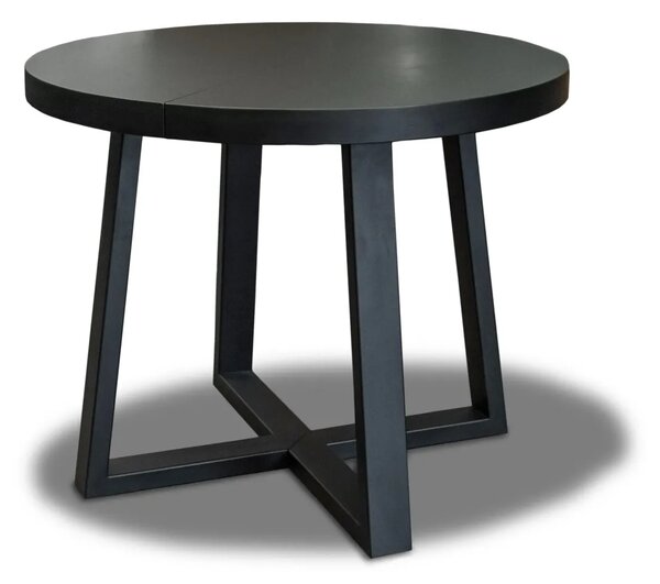 Stół Wj971 black fi100 + 2x wkładki 50 cm