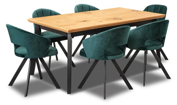 Krzesło obrotowe Faro, metalowa podstawka