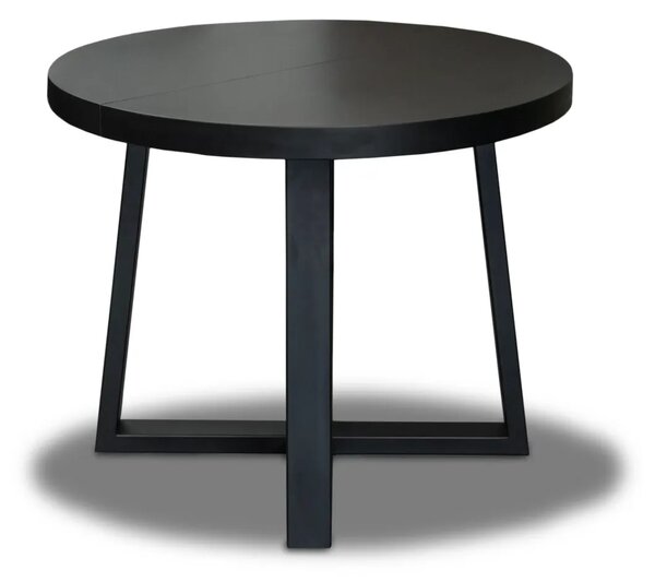 Stół Wj971 black fi100 + 2x wkładki 50 cm