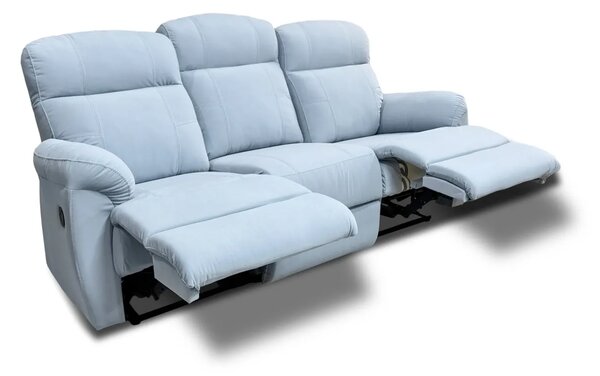 Sofa Monaco tkanina Premium 3 osobowa z 2 x relax manualny