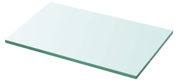 Szklany, bezbarwny panel, 30x15 cm