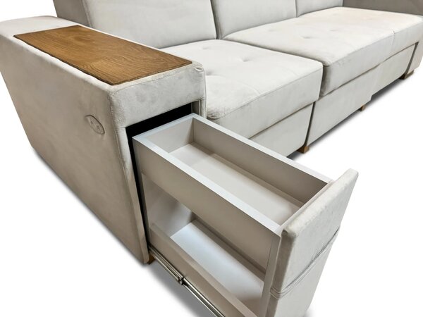 Sofa luksor V 3 osobowa tkanina 250/98 cm