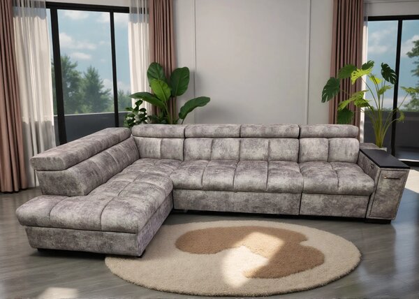 Naroznik Pako II Pikowany relax, 210/310 cm