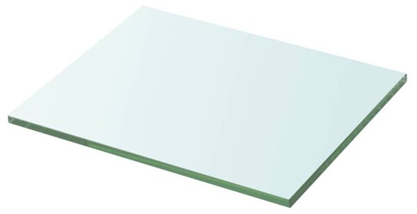 Szklany, bezbarwny panel, 20x25 cm