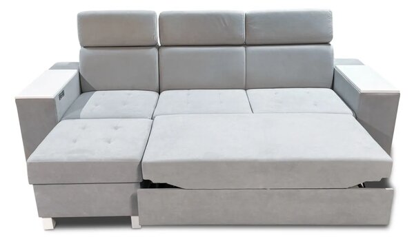 Sofa Luksor IV z funkcją RELAX, USB, regulowane zagłówki