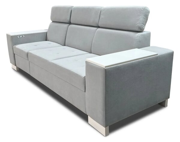 Sofa Luksor IV z funkcją RELAX, USB, regulowane zagłówki