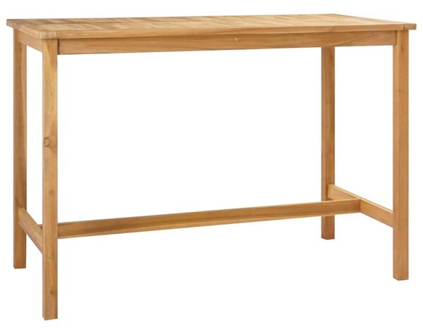 Stół barowy naturalny 150 x 75 x 105 cm lite drewno teakowe