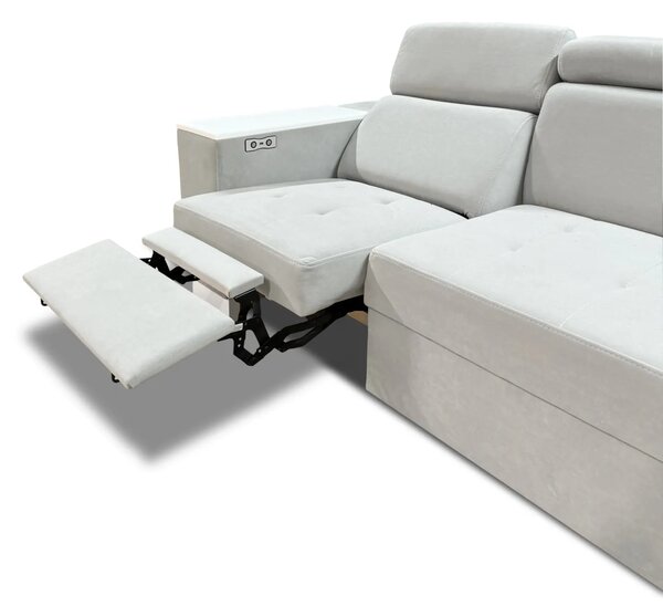 Sofa Luksor IV z funkcją RELAX, USB, regulowane zagłówki