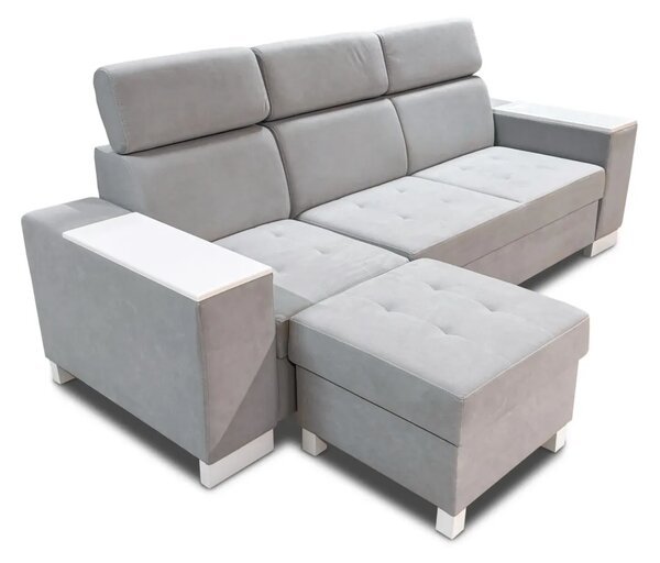 Sofa Luksor IV z funkcją RELAX, USB, regulowane zagłówki