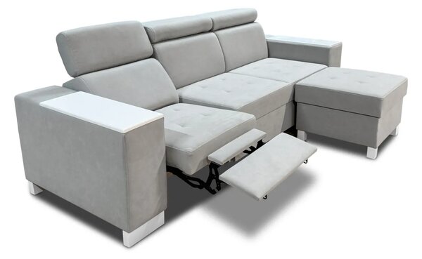 Sofa Luksor IV z funkcją RELAX, USB, regulowane zagłówki