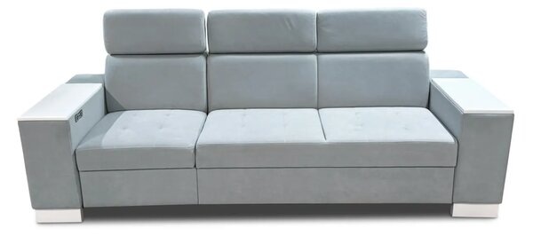Sofa Luksor IV z funkcją RELAX, USB, regulowane zagłówki