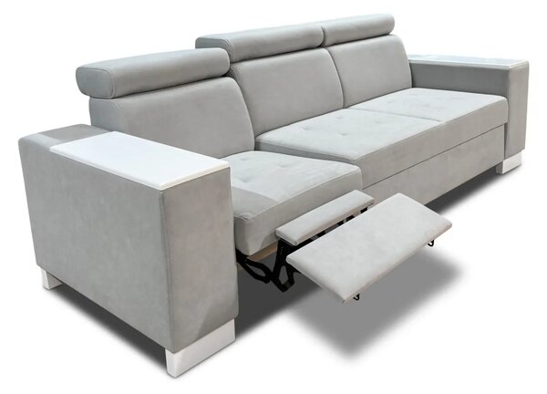 Sofa Luksor IV z funkcją RELAX, USB, regulowane zagłówki