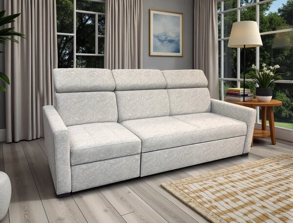 Sofa Luksor III z Relax + pufa