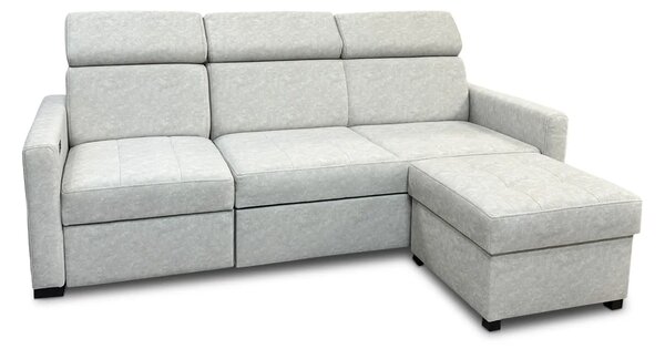 Sofa Luksor III z Relax + pufa