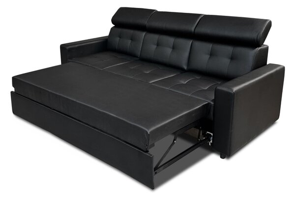 Sofa Tulum I 230 cm, funkcja spania, skóra naturalna