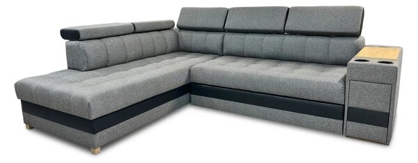 Narożnik Dream wymiar 210/280 cm port usb, barek pojemnik