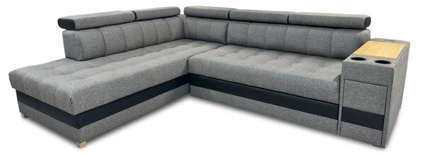 Narożnik Dream wymiar 210/280 cm port usb, barek pojemnik