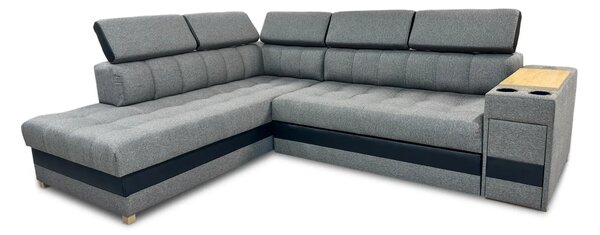 Narożnik Dream wymiar 210/280 cm port usb, barek pojemnik