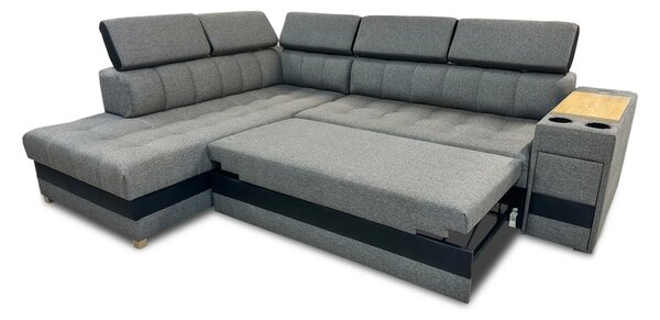 Narożnik Dream wymiar 210/280 cm port usb, barek pojemnik