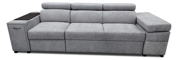 Sofa Infinity IX relax z pufą funkcja spania, barek