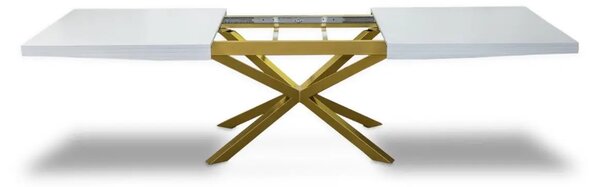 Stół SJ50 gold 160/90 + 2 x 45