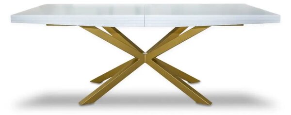 Stół SJ50 gold 160/90 + 2 x 45