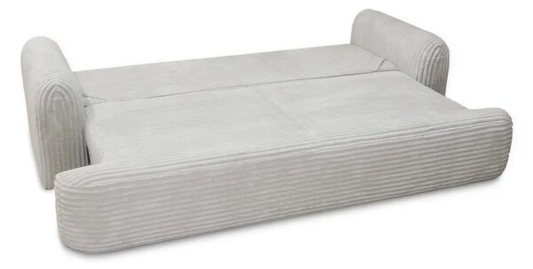 Sofa rozkładana Limba 250 x 108 cm tkanina Styl Skandynawski