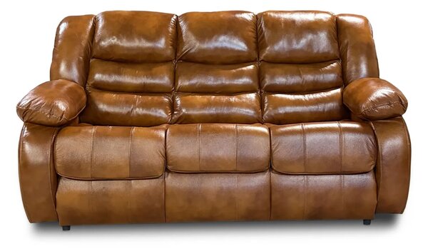Sofa 3 osobowa BORYS z funkcją 2x RELAX w Skórze Naturalnej