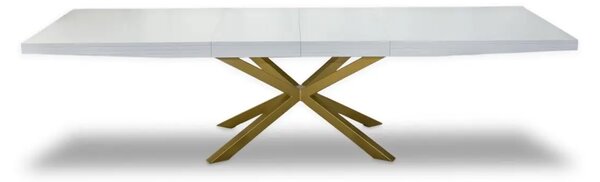 Stół SJ50 gold 160/90 + 2 x 45