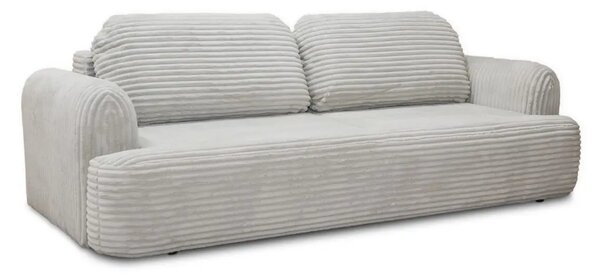 Sofa rozkładana Limba 250 x 108 cm tkanina Styl Skandynawski