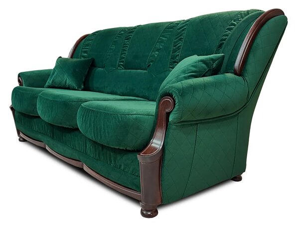 Zestaw wypoczynkowy: Sofa Milano + 2 x fotel + 2 pufy